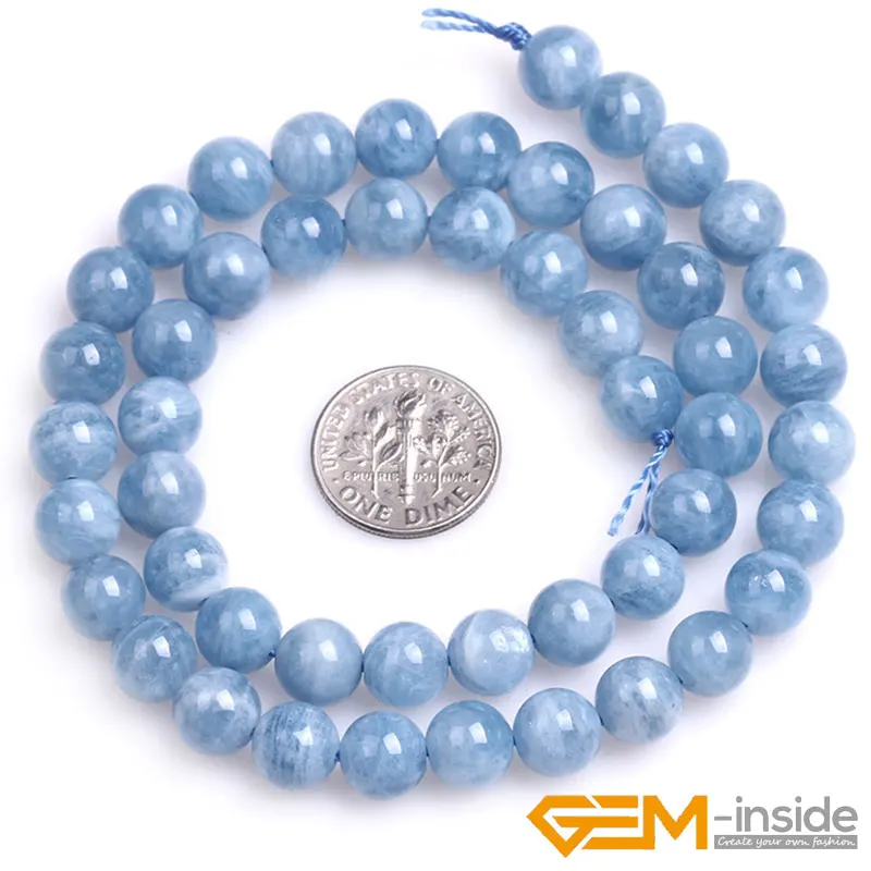 Natural 8mm Assorted Stones Round Beads For Jewelry Making Strand 15\