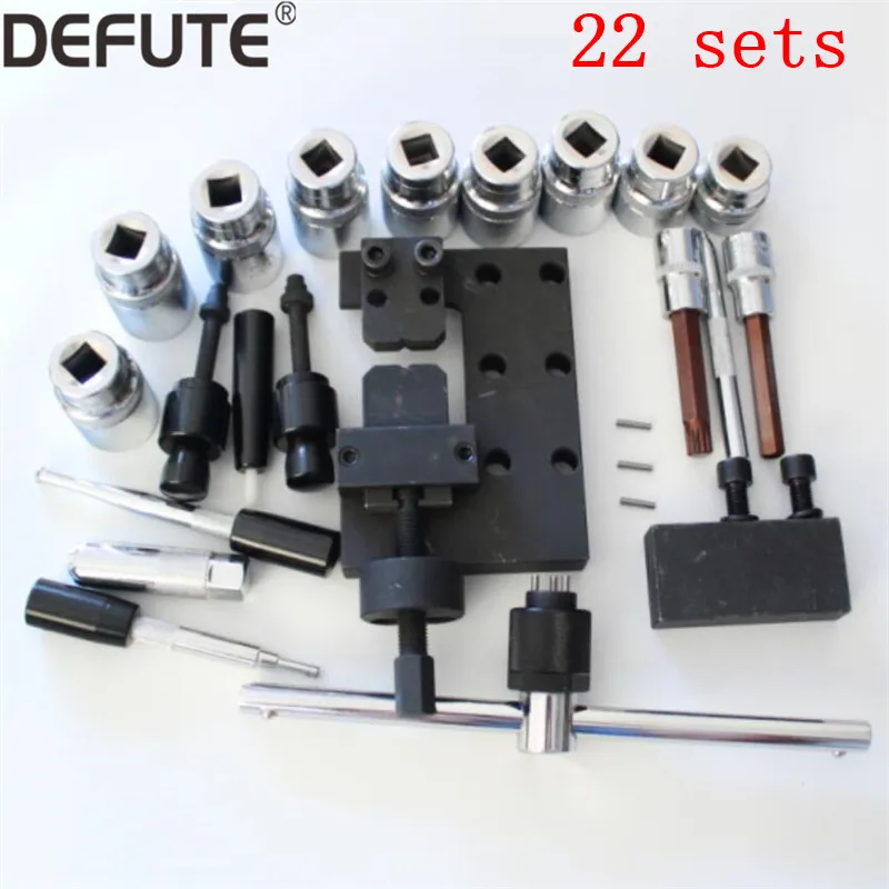 22pcs common rail injector disassemble tool diesel injector dismounting tools common rail repair tools