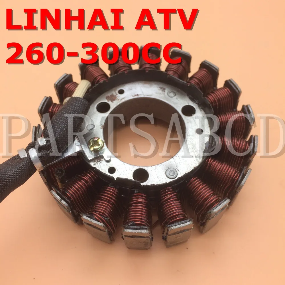 PARTSABCD MAGNETO STATOR WITH PICK UP LINHAI MANCO TALON 257 260CC 300CC