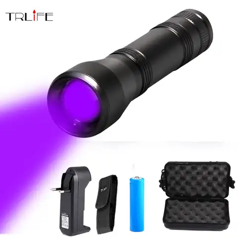 8000 Lumens UV LED Flashlight with Zoom TRLIFE