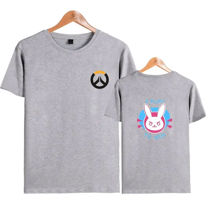 Anime Game Overwatch 3D Printed T-Shirt OW D.VA Cosplay Summer Top  Casual Short Sleeve Lover Gift