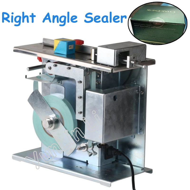 

Right Angle Sealing and Labeling Machine Carton Transparent Anti-tamper labeling machine 90 Degree Labeling Machine