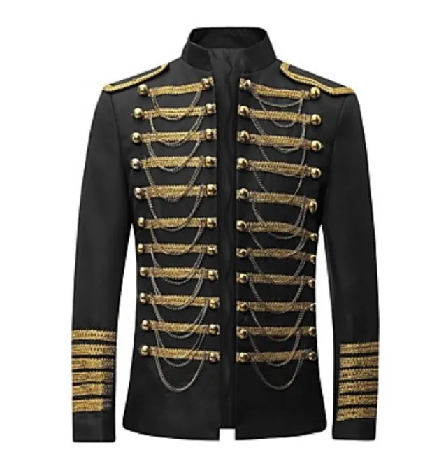 

Prince Cosplay Costume Blazer Jacket Men's Rococo Medieval 18th Century Napoleon Jacket