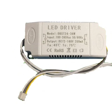 8-36W LED Driver Power Supply Adapter Input AC175-265V Non-Isolating Lighting Transformer Constant Current 220mA