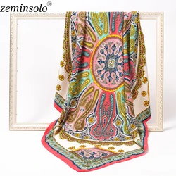 Gorąca sprzedaż szaliki Pashmina 120*120cm bawełniany szalik szal do opatulania się zimowy szalik szaliki damskie kwadratowy koc Cachecol wysokiej jakości