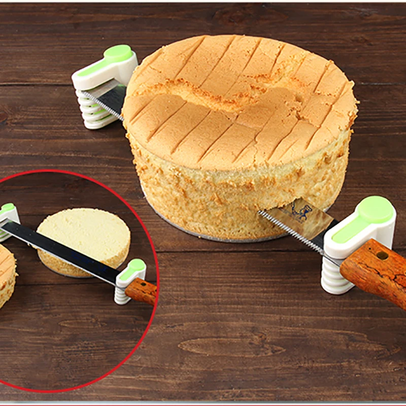 WALFOS Food Grade 30cm Cake Knife Stainless Steel Knife with Wooden Handle Bread Cutting Tools Baking & Pastry Tools