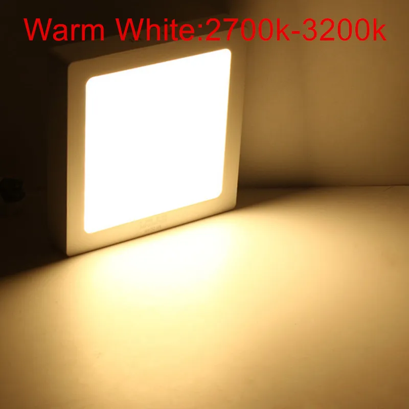 9W/15W/25W Round/Square Led Panel Light Surface Mounted Downlight lighting Led ceiling down AC 110V 220V + LED Driver