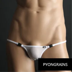 2018 yeni erkek seksi dize Homme moda naylon iç çamaşırı iç çamaşırı erkek Thongs düşük katlı katı G-string erkek tanga Cueca eşcinsel