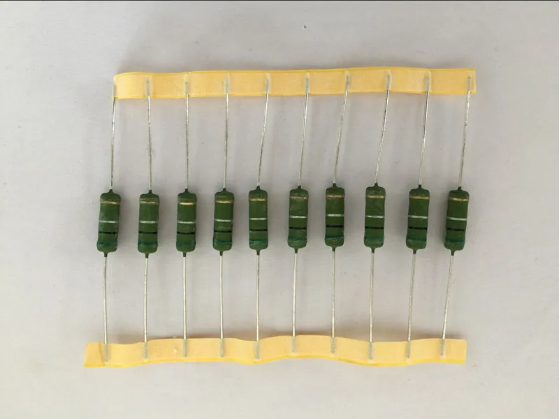100PCS RX21 wire wound resistor 3W 0.01 R- 1K Ohm flat wire heat dissipation power resistor