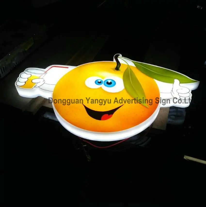 Factory Good quality waterproof outdoor acrylic led light box whole lit acrylic led light box