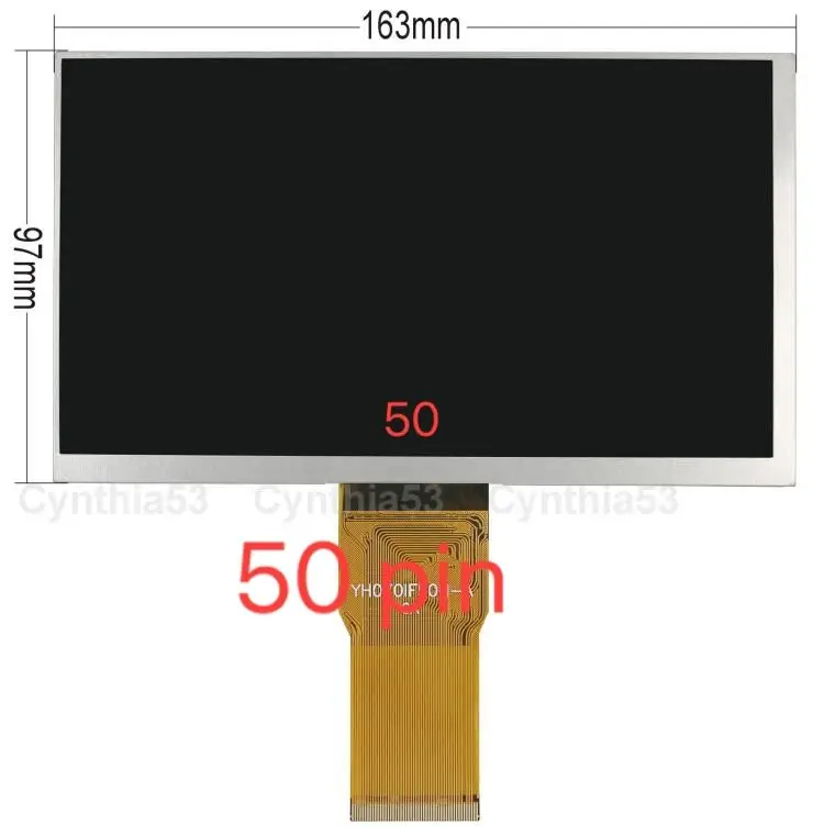 1024x600 30pin orignal NEW 7'' tablet pc Digma Optima 7.5 3G TT7025MG lcd display screen matrix 163*97mm