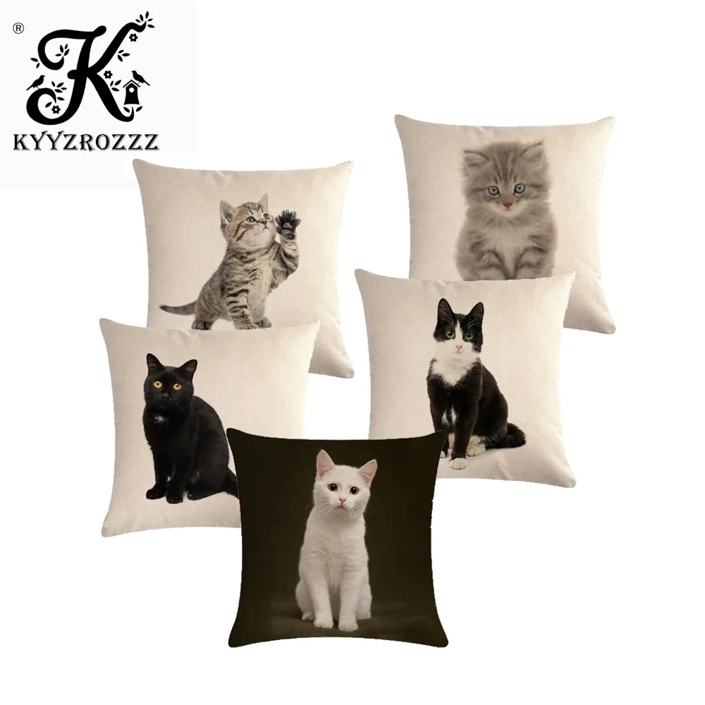 

Pet Cat cushion cover Dog for children Decorative Cushion Covers for Sofa Throw Pillow Car Chair Decor Pillow Case almofadas