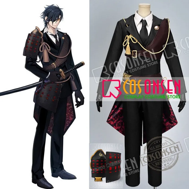 COSPLAYONSEN Webgame Touken Ranbu Shokudaikiri Mitsutada Cosplay Costume Armor High Quality