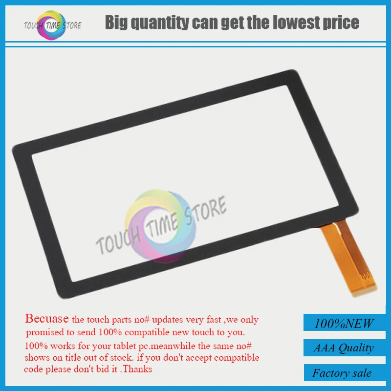 7inch for SUPRA M722 3G tablet pc capacitive touch screen glass digitizer panel