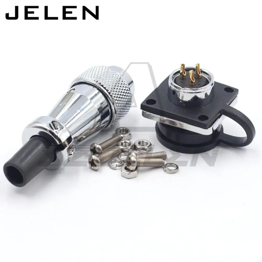 SZJELEN WS16 Series Waterproof 2 3 4 5 6 7 8 9pin  Ip67 Connector Power Cable Wire Plug And Socket Male And Female