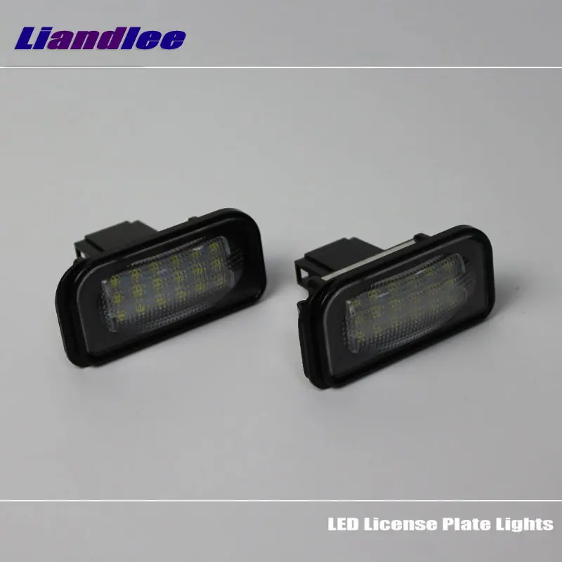 Liandlee Car License Plate Lights For Mercedes Benz B150 B160 B170 B180 B200 Auto Number Frame Lamp Bulb LED Accessories