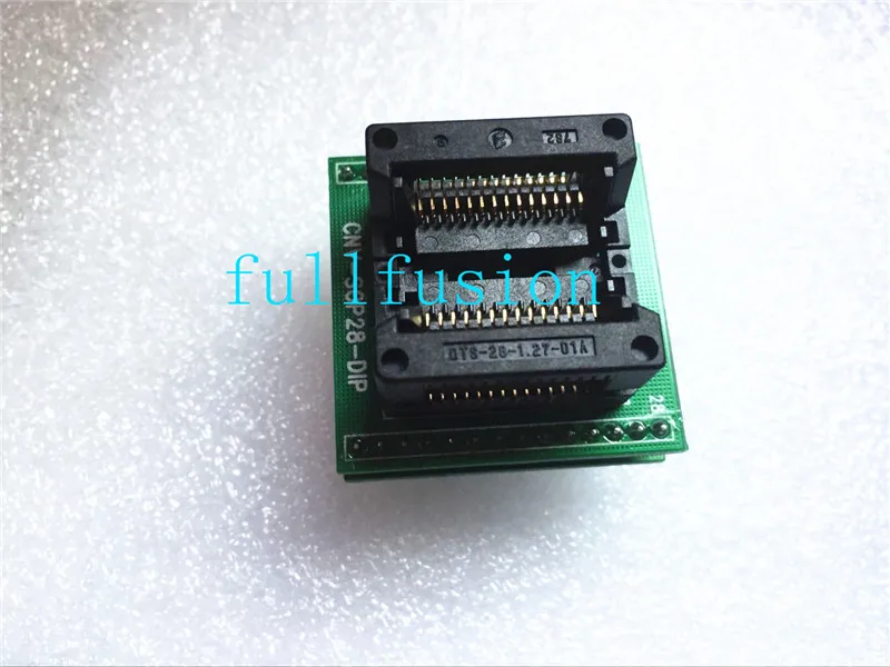 SOP28-DIP Programming Adapter OTS-28-1.27-01A SOP28P 1.27mm Pitch Enplas IC Test Socket IC body size 8.6mm Burn in Socket