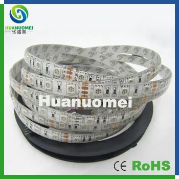 smd 5050 led strip 60LED/m 50m flexible light RGB led strip 3000 LEDs IP20/IP65 waterproof light