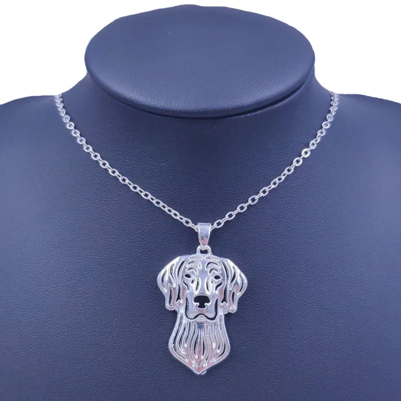 New Cute Fashion Weimaraner Dog Animal Pendant Necklace Gold Silver Plated Jewelry For Women Male Female Girls AKC  N182