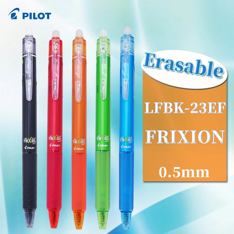 Pilot pen Ballpoint pen Erasable FriXion LFBK-23EF Ball Knock Gel Pen 0.5mm Supplies office for school 2020