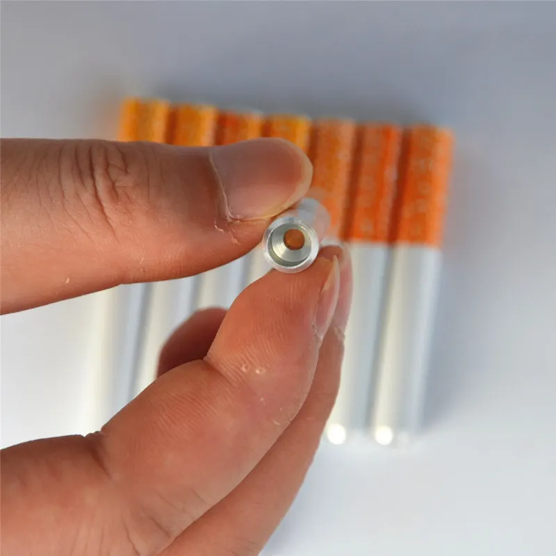2 Pcs/Lot 55mm/78mm Creative Cigarette Shape Ceramics Pipe Tobacco Pipe Smoking Accessories Pipas Para Fumar