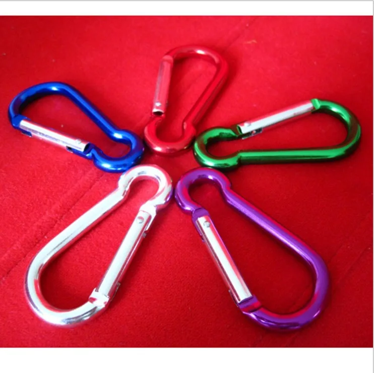 Aluminum alloy 8 cm gourd type quick hanging key chain mountaineering buckle hung fast hanging at 7603