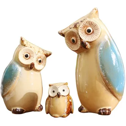 American Owl Small Ornaments Home Decorations Creative Cute Indoor Living Room Children's Personalized Wine Cabinet Furnishings