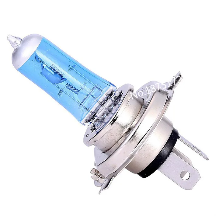 SZKDCE 2Pcs H4 9003 HB2 12V 100W 90W 6000K Super Putih Halogen Mobil Lampu Kepala lampu Mobil Lampu Bohlam Lampu Kabut Bohlam