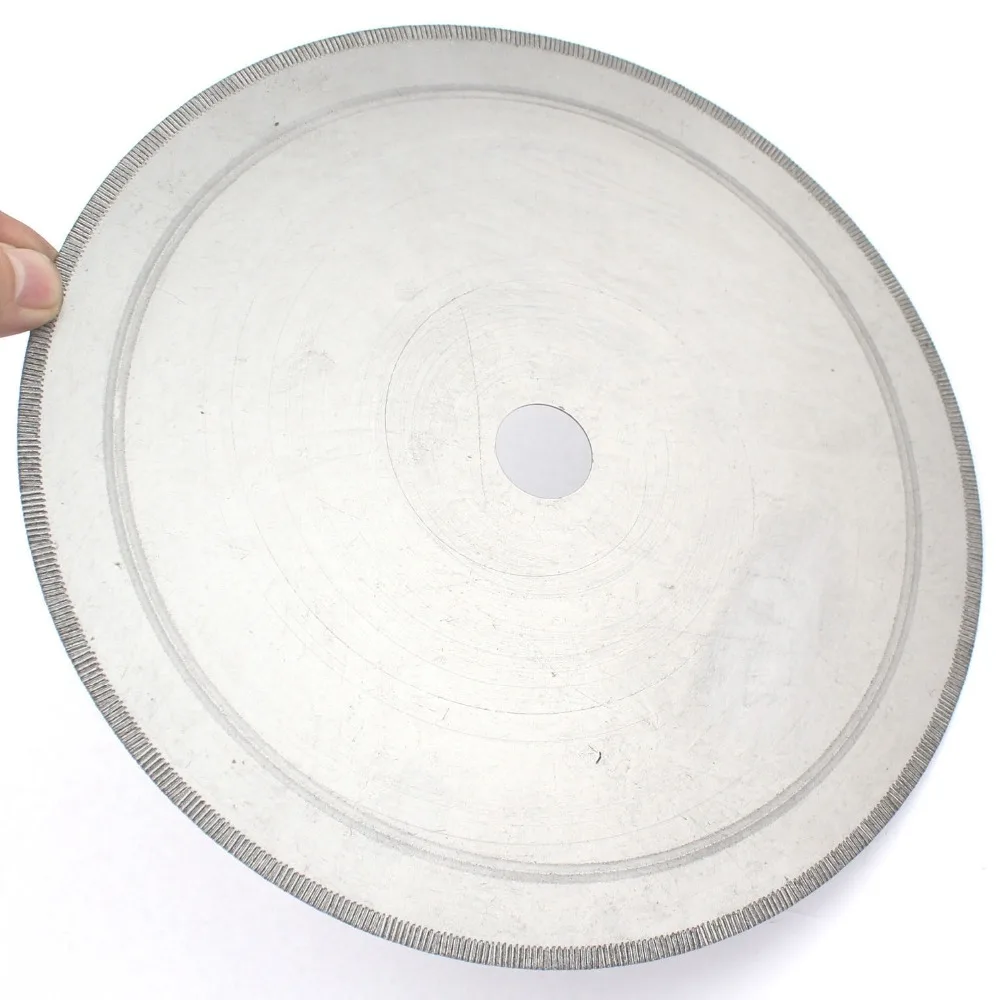 

10" inch 250mm Notched Rim 1.1mm Diamond Lapidary Saw Blade Rock Slab Jewelry Tools for Stone Gemstone Jasper