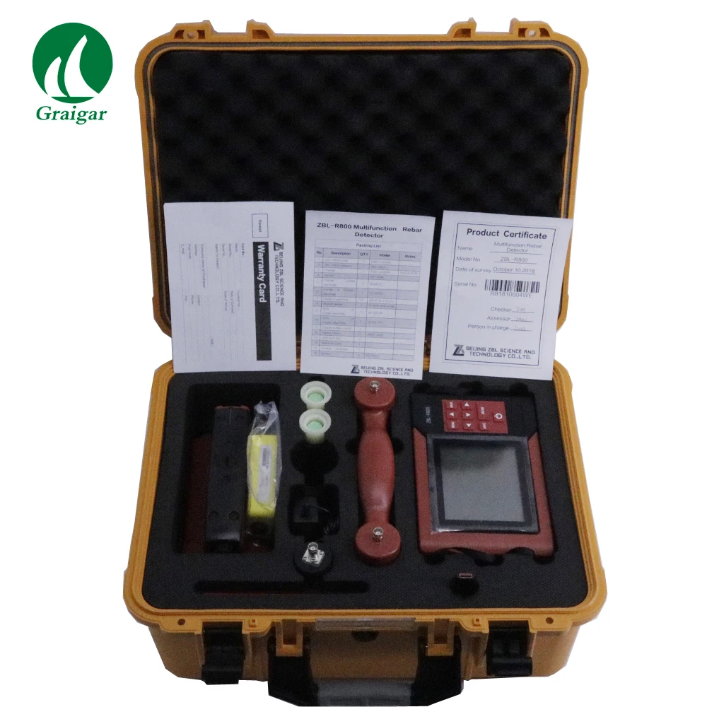 ZBL-R800 Multi-Functional Integrated Rebar Detector Rebar Locator Rebar Corrosion Detector