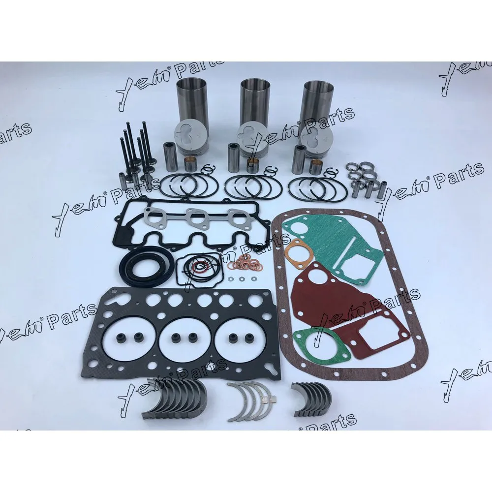 

For Isuzu engine 3LB1 repair kit piston + piston ring +cylinder liner+ gasket set + bearings
