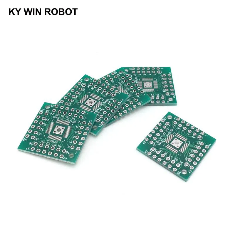 5 sztuk HTQFP QFN48 do DIP48 QFN44 0.5mm QFP48 QFP44 PQFP LQFP płyta adaptera