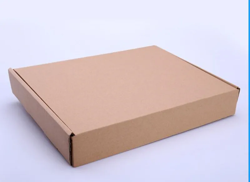 

Retail 36*26*6cm 10pcs/lot Brown Paper Kraft Box Post Craft Pack Boxes Packaging Storage Kraft Paper Boxs Mailing Box Free shipp