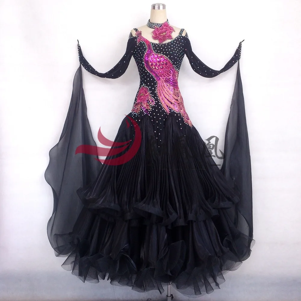 High-end International Standard Ballroom Smooth Dance Competition Dress, /Ballroom Standard Tango Waltz Dance Dress