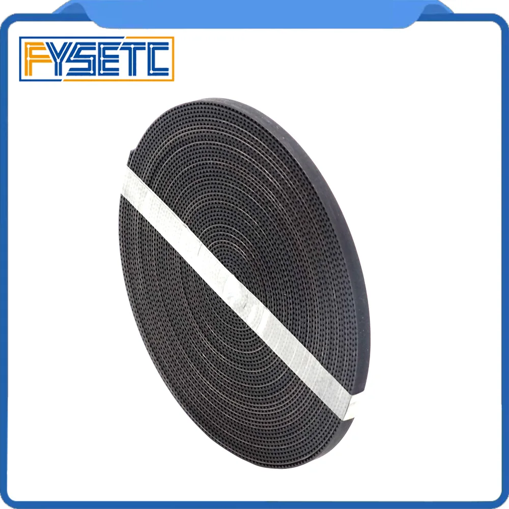 

10M/lot 3D Printer Accessories GT2 Synchronous Timing Belt Wide 6mm 2GT-6mm For 3d Printer Mendel 2GT Belt Pulley