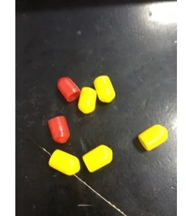 ST ฝุ่นสําหรับ ST อะแดปเตอร์ออปติคอล Coupler สีเหลืองสีดําสีแดงสี ftth fibra optica ftth Connector โรงงาน ELINK 1000PCS