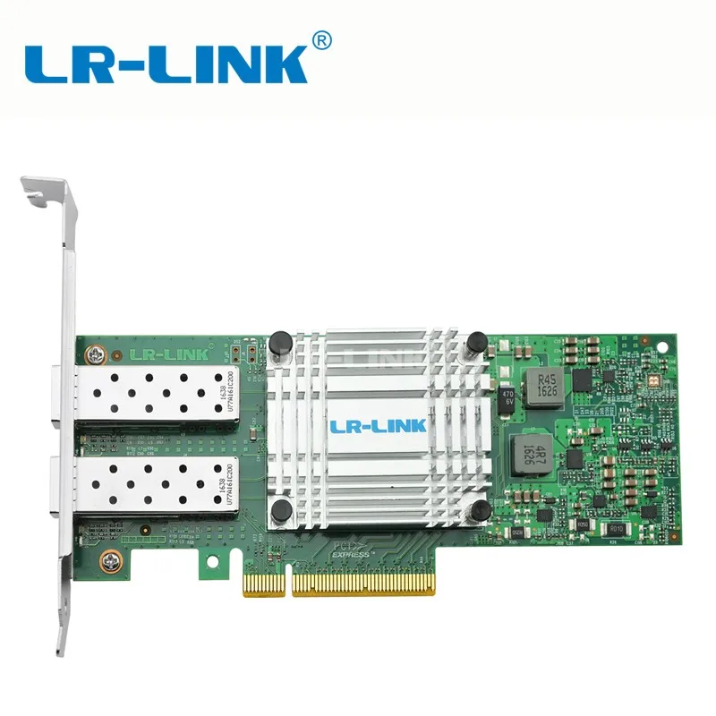 Imagem -03 - Lr-link 9812bf2sfp Mais Placa de Rede 10gb Porta Dupla Pci-e Adaptador de Rede Ethernet Lan de Fibra Óptica Nic Baseado em Intel X710-da2