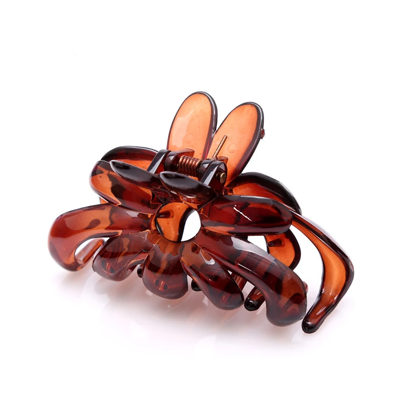 7cm Long New BunnyPlastic Hair Claws for Women  Hair Curved Hair Jaw Clips Crab Clamp Grasp Accessories Girls Hairwear