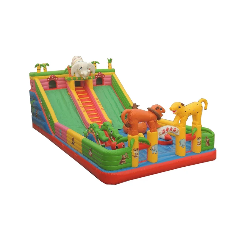 YLWCNN Inflatable Slide Bounce,Kids Inflatable Playground For Amusemen Park