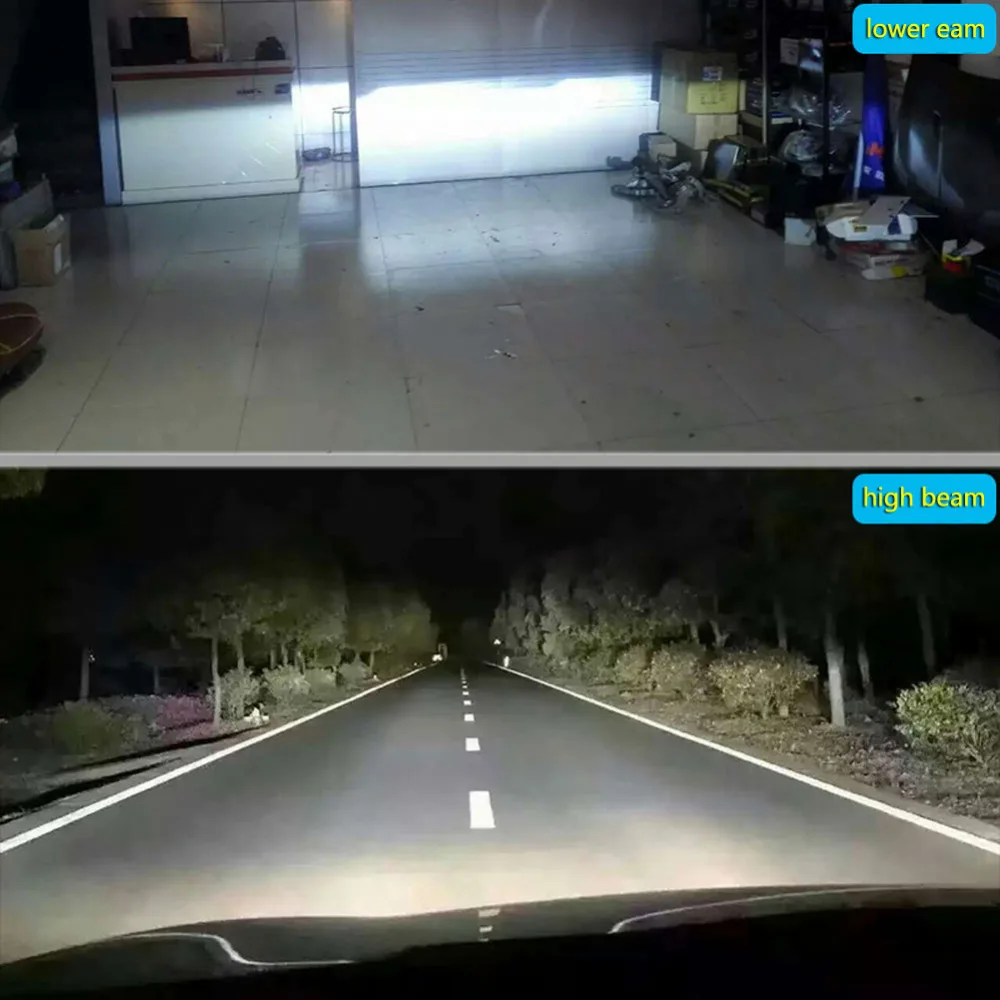 enjoydeal 2pc 360 degree LED Light Lamp Bulb Car Headlight Fog energy saving Auto Headlamp Super Bright COB Lamp Bulb Lighting