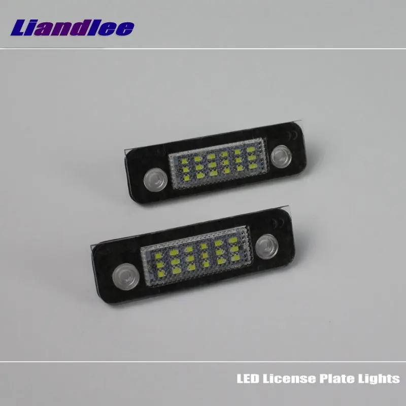 Liandlee Car License Plate Lights For Ford Mustang GT CS 2010~2014 Auto Number Frame Lamp LED Bulb Replacement Accessories