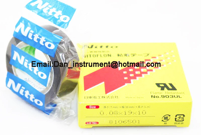 10pcs Nitto Denko Nitoflon Tape 903UL T0.08mm*W19mm*L10m For Bag Sealing Machine