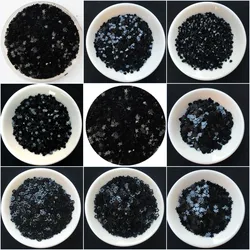 10g colore nero Multi stella cuore diamante fiocco di neve Paillettes Paillettes per unghie manicure d'arte, confetti decorazione di nozze