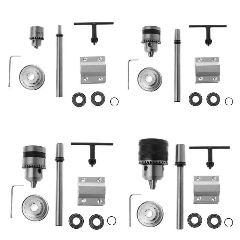 

JTO/B10/B12/B16 Electric Drill No Power Spindle Assembly DIY Woodworking Cutting Grinding Small Lathe Trimming Belt Drill Chuck