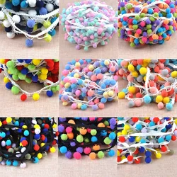 12 projekt 15mm Pompon wykończenia wstążka akcesoria do szycia DIY koronki dekoracji 2 stoczni/dużo DIY CP1542