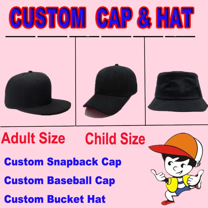 Custom Hat And Cap Sample Custom Snapbacks Baseball Cap Bucket Hat For Adult Size Child Size 2018