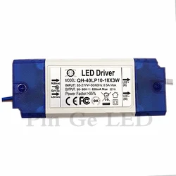 Ledランプ用電源トランス,10-18x3w 650ma 20w 30w 40w 85-277v,700ma DC30-60V,高pfc