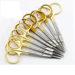 2pc/set  Double Eyelid Scissors Open Eye Scissors Double Eyelid Tools 10cm Handle Scissors