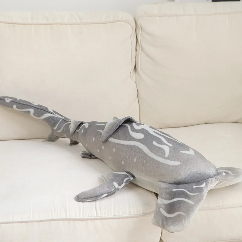 new plush Hammerhead shark toy gray sea Hammerhead shark toy gift about 100x53cm 2741