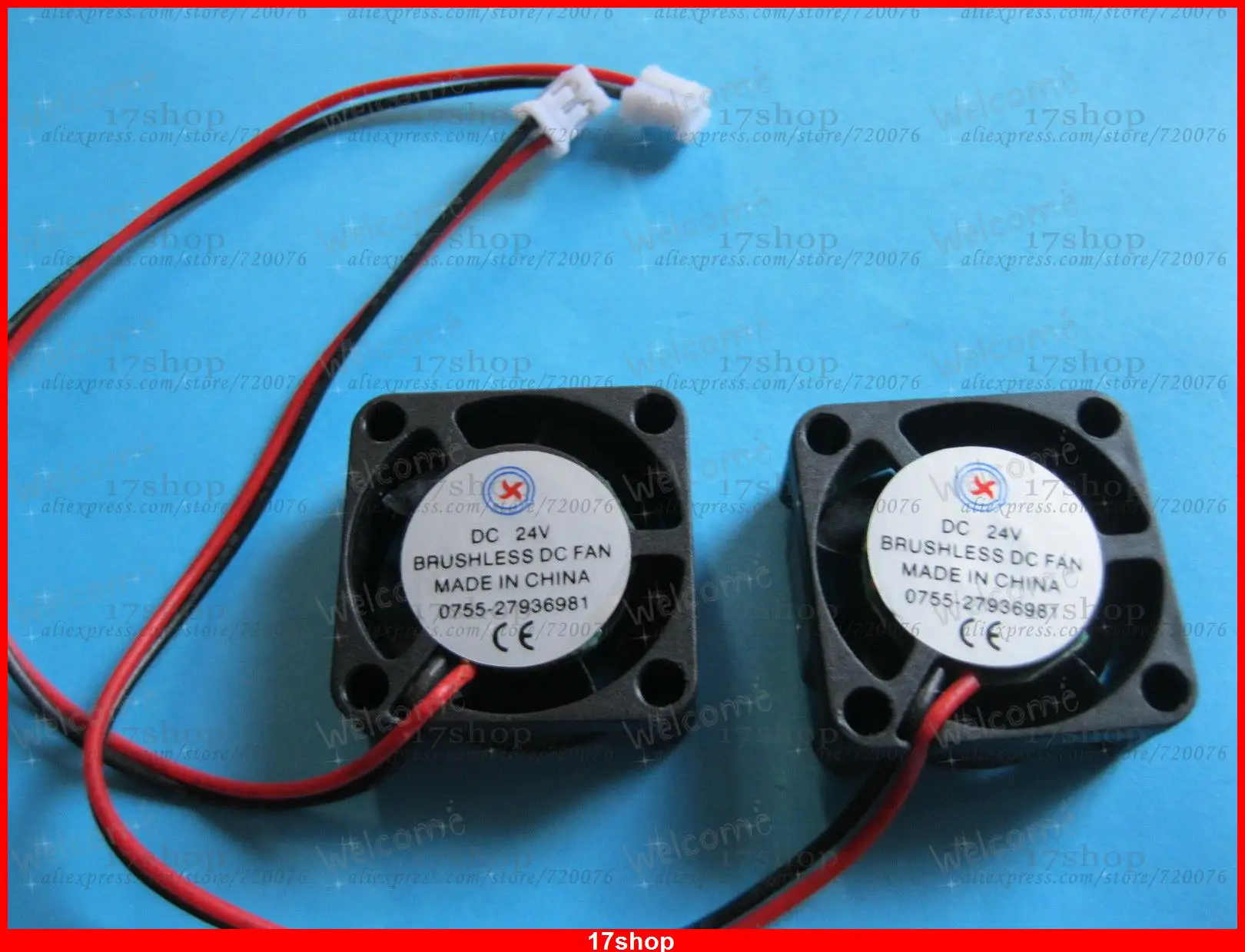 

1 pcs Brushless DC Cooling Fan 24V 2510S 5 Blades 25x25x10mm 2Pin